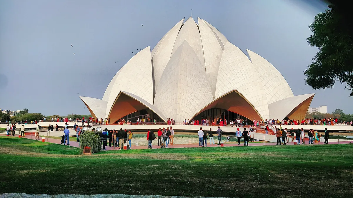 Lotus Temple en Nueva Delhi